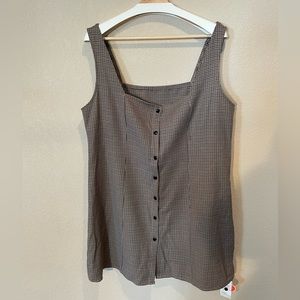 Cider Button Up Pinafore